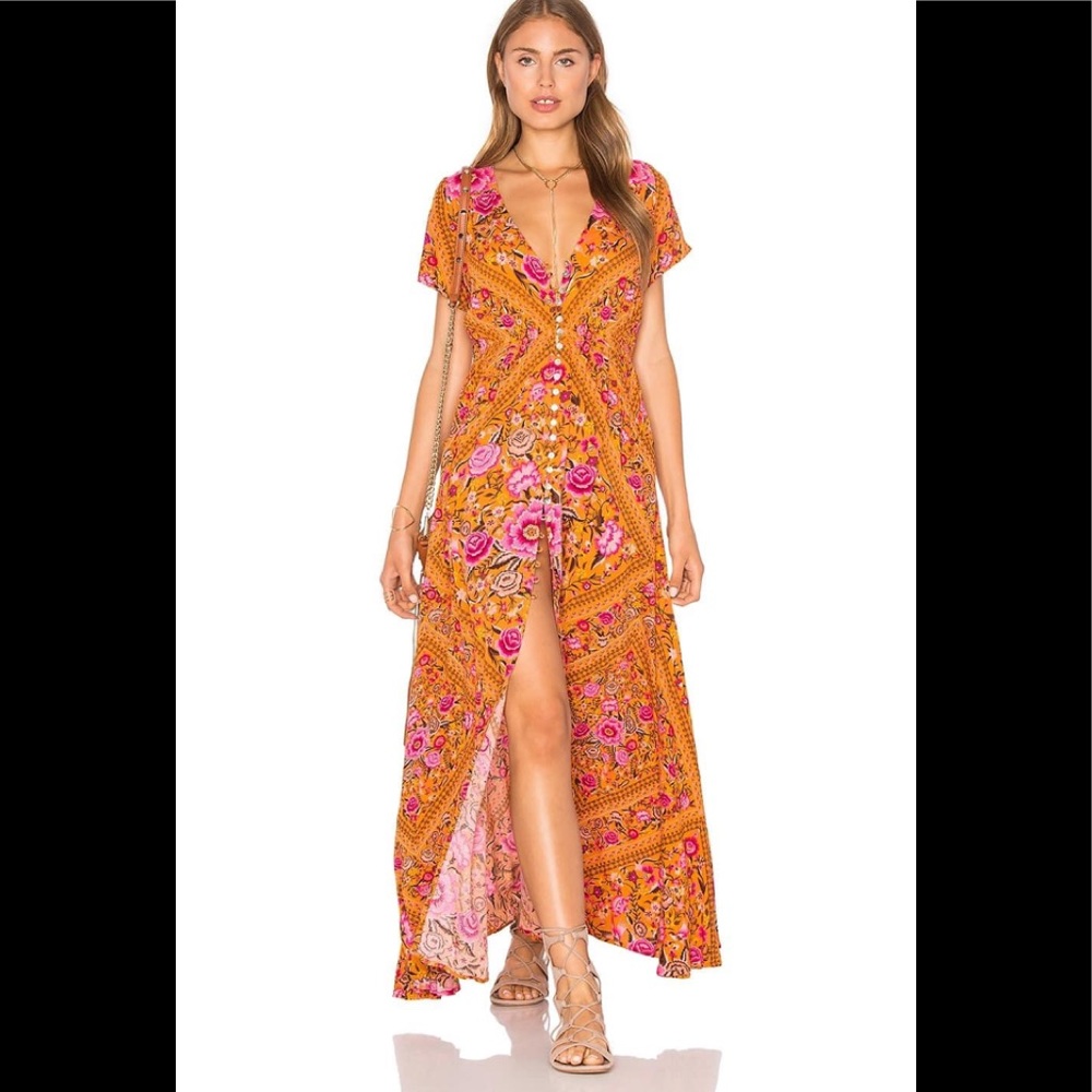 🧡SWAP 🧡Spell Babushka Gown in Amber - Picture 2 of 4